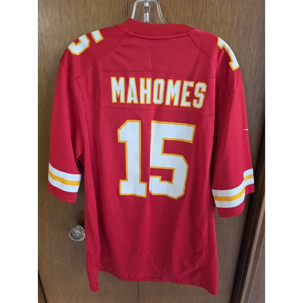 Kansas City Chiefs Jersey Mens Large Red NFL Football Nike Patrick Mahomes 15
